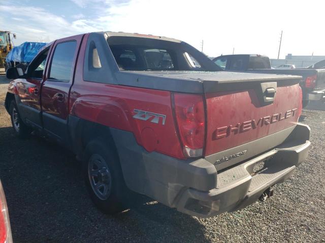 Photo 3 from auction – 2002 CHEVROLET AVALANCHE with VIN 3GNEK13TX2G162977