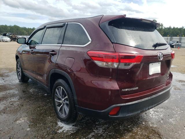 Photo 3 from auction – 2019 TOYOTA HIGHLANDER with VIN 5TDKZRFH1KS344842