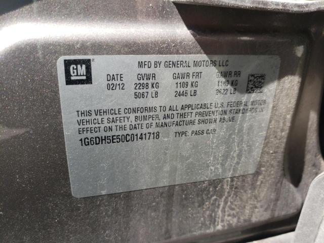 Photo 10 from auction – 2012 CADILLAC CTS LUXURY with VIN 1G6DH5E50C0141718