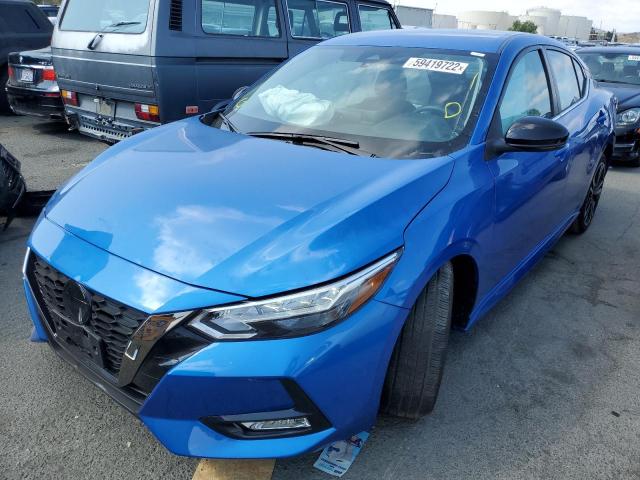 Photo 2 from auction – 2022 NISSAN SENTRA SR with VIN 3N1AB8DV7NY262116