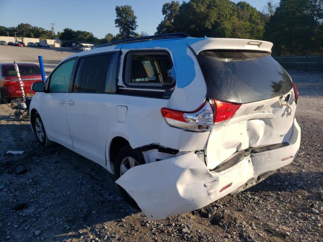 Photo 3 from auction – 2011 TOYOTA SIENNA LE with VIN 5TDKK3DC2BS092043