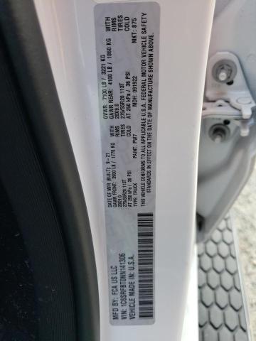 Photo 10 from auction – 2022 RAM 1500 BIG H with VIN 1C6SRFBT0NN141306
