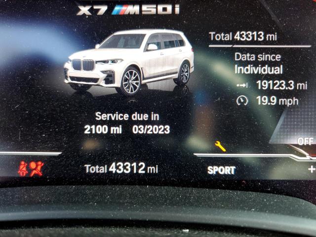 Photo 8 from auction – 2020 BMW X7 M50I with VIN 5UXCX6C04L9C82684