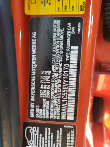 Photo 10 from auction – 2014 BMW X1 XDRIVE2 with VIN WBAVL1C55EVY10175