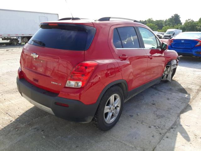Photo 4 from auction – 2016 CHEVROLET TRAX 1LT with VIN KL7CJLSB4GB538867