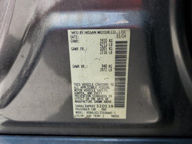 Photo 10 from auction – 2014 NISSAN ALTIMA 2.5 with VIN 1N4AL3APXEC320138
