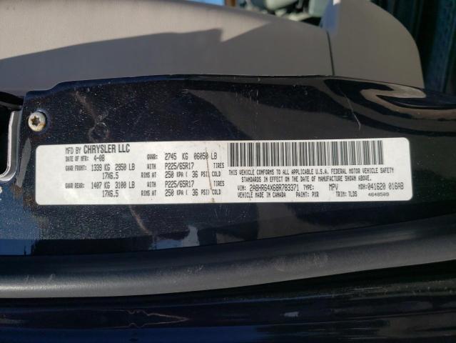 Photo 10 from auction – 2008 CHRYSLER TOWN & COU with VIN 2A8HR64X68R783371