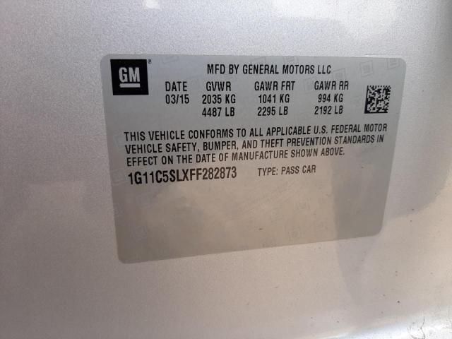 Photo 10 from auction – 2015 CHEVROLET MALIBU 1LT with VIN 1G11C5SLXFF282873
