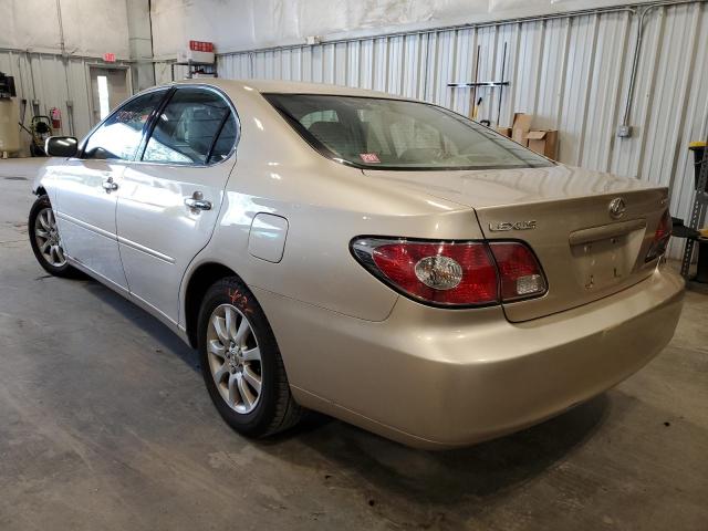Photo 3 from auction – 2003 LEXUS ES 300 with VIN JTHBF30G036012087