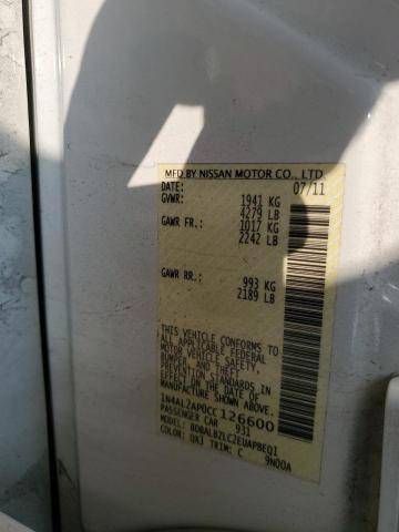 صورة رقم 10 من المزاد - 2012 NISSAN ALTIMA BAS مع VIN 1N4AL2AP0CC126600