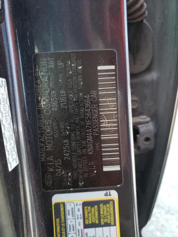 Photo 10 from auction – 2015 KIA OPTIMA LX with VIN KNAGM4A7XF5643664