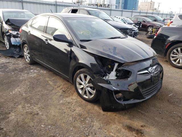 HYUNDAI ACCENT GLS 2014 with VIN KMHCU4AEXEU598287 - Photo from auction