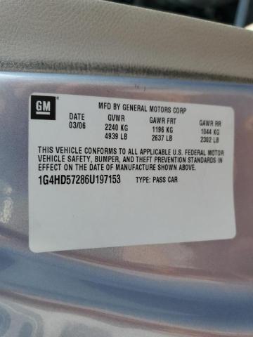 Photo 10 from auction – 2006 BUICK LUCERNE CX with VIN 1G4HD57286U197153