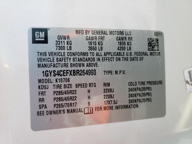Photo 10 from auction – 2011 CADILLAC ESCALADE P with VIN 1GYS4CEFXBR264993