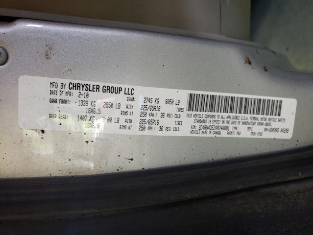 Photo 10 from auction – 2010 DODGE GRAND CARA with VIN 2D4RN4DE2AR248881