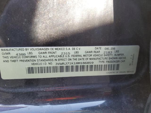 Photo 10 from auction – 2008 VOLKSWAGEN JETTA WOLF with VIN 3VWRJ71K18M186859