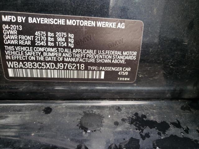 Photo 10 from auction – 2013 BMW 328 XI with VIN WBA3B3C5XDJ976218