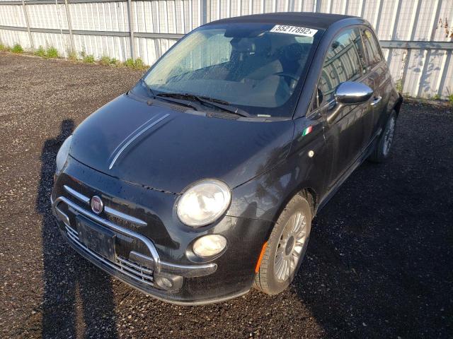 Photo 2 from auction – 2012 FIAT 500 LOUNGE with VIN 3C3CFFER7CT107743