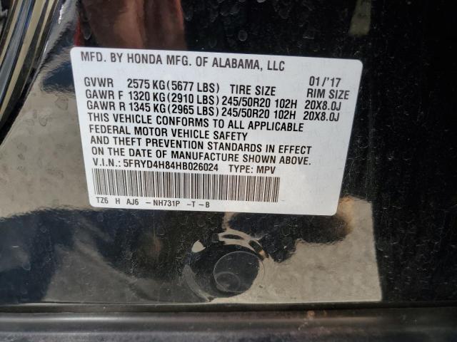 Photo 10 from auction – 2017 ACURA MDX ADVANC with VIN 5FRYD4H84HB026024