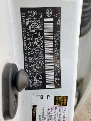 Photo 10 from auction – 2012 TOYOTA PRIUS with VIN JTDKN3DU9C5469670