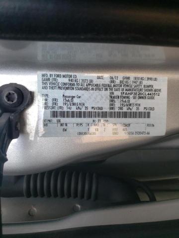 Photo 10 from auction – 2012 FORD FOCUS S with VIN 1FAHP3E20CL443512