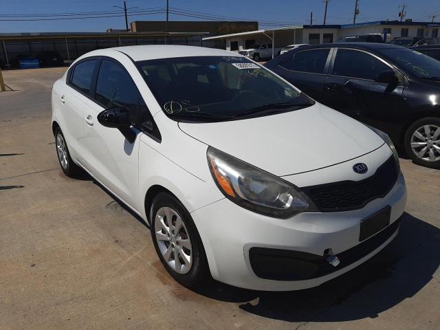 KIA RIO LX 2014 with VIN KNADM4A34E6396263 - Photo from auction