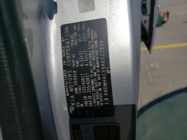 Photo 10 from auction – 2010 KIA SEDONA EX with VIN KNDMH4C39A6327809