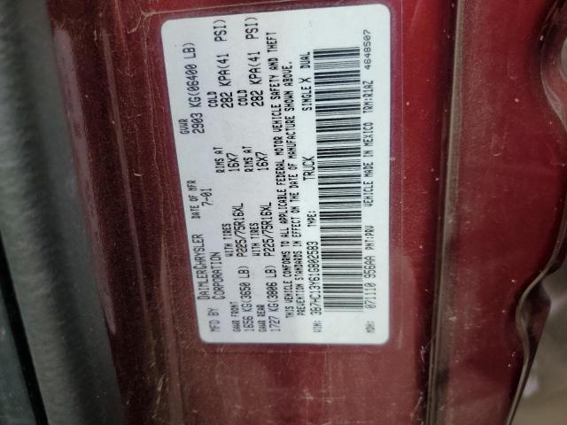 Photo 10 from auction – 2001 DODGE RAM 1500 with VIN 3B7HC13Y61G802583