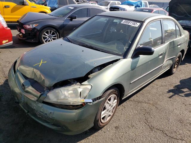 Photo 2 from auction – 2004 HONDA CIVIC DX with VIN 2HGES15114H602853