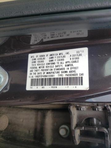 Photo 10 from auction – 2011 HONDA ACCORD LXP with VIN 1HGCP2F49BA100661