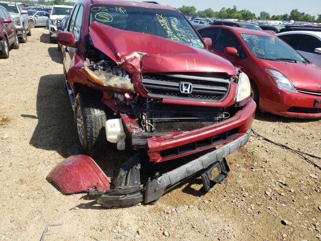 Photo 9 from auction – 2005 HONDA PILOT EXL with VIN 5FNYF18605B052253