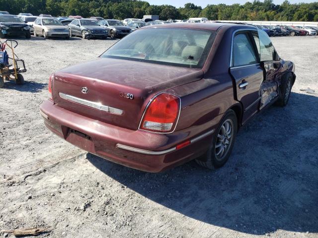 Photo 4 from auction – 2002 HYUNDAI XG 350 with VIN KMHFU45E42A205002