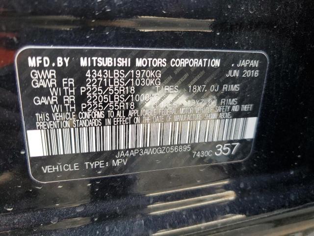 Photo 10 from auction – 2016 MITSUBISHI OUTLANDER with VIN JA4AP3AW0GZ056895