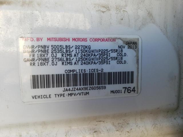 Photo 10 from auction – 2014 MITSUBISHI OUTLANDER with VIN JA4JZ4AX9EZ605659