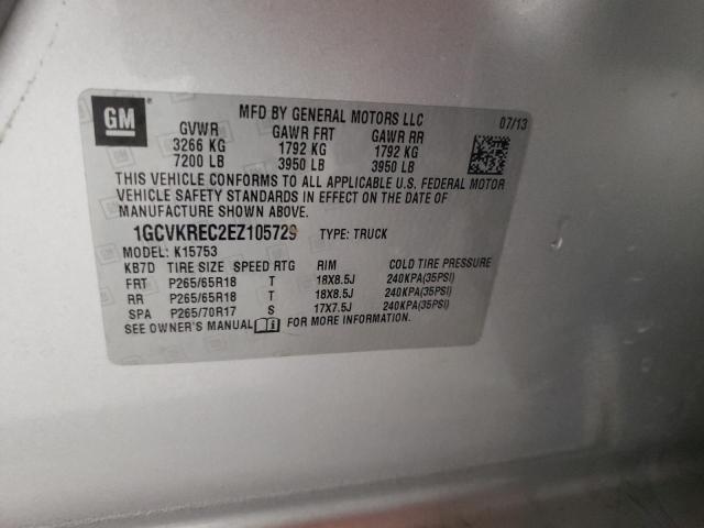 Photo 10 from auction – 2014 CHEVROLET SILVERADO with VIN 1GCVKREC2EZ105729