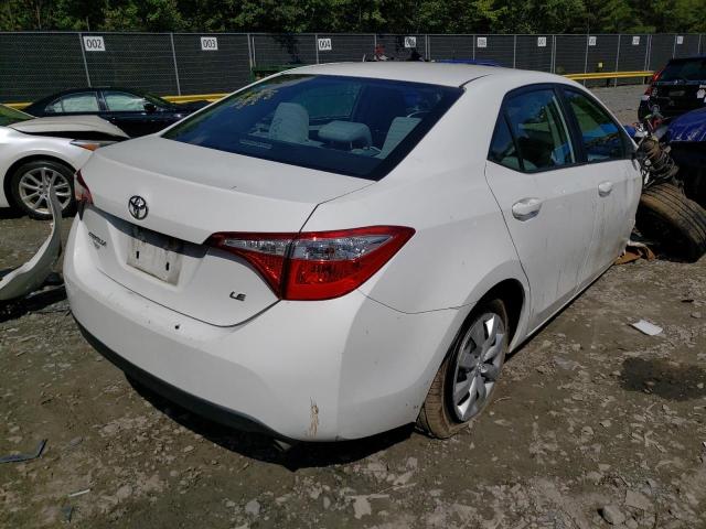 Photo 4 from auction – 2016 TOYOTA COROLLA L with VIN 2T1BURHE6GC619249