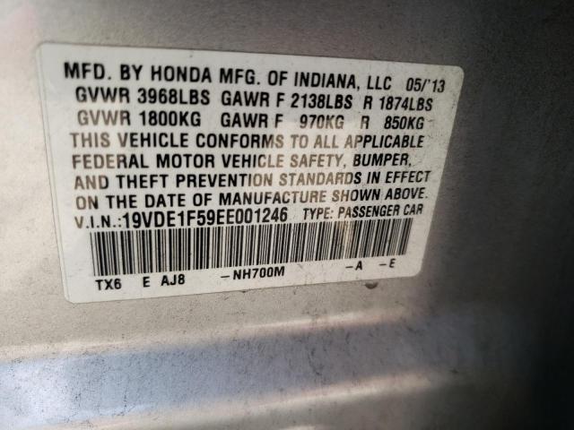 Photo 10 from auction – 2014 ACURA ILX 20 PRE with VIN 19VDE1F59EE001246