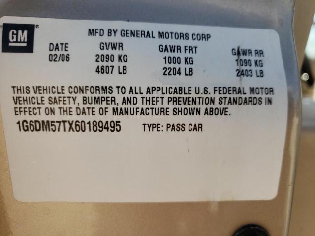 Photo 10 from auction – 2006 CADILLAC CTS with VIN 1G6DM57TX60189495