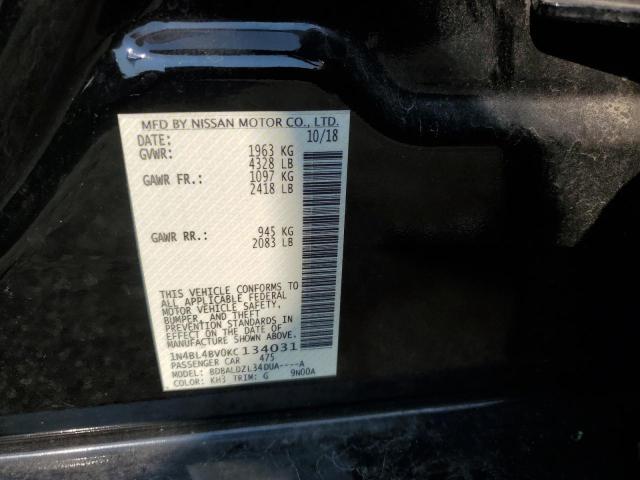 Photo 10 from auction – 2019 NISSAN ALTIMA S with VIN 1N4BL4BV0KC134031