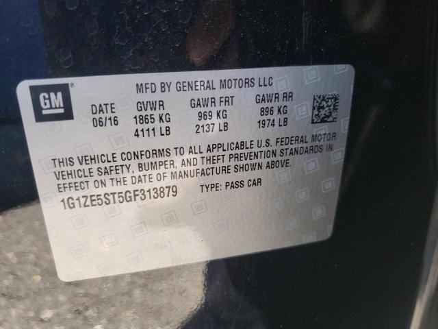 Photo 10 from auction – 2016 CHEVROLET MALIBU LT with VIN 1G1ZE5ST5GF313879