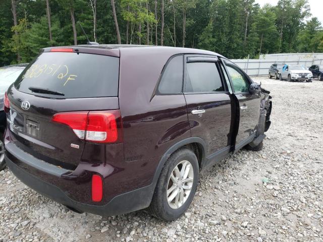 Photo 4 from auction – 2014 KIA SORENTO LX with VIN 5XYKTCA64EG527125