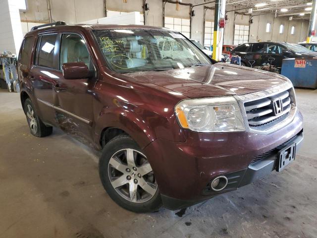 Photo 1 from auction – 2013 HONDA PILOT TOUR with VIN 5FNYF4H95DB057443