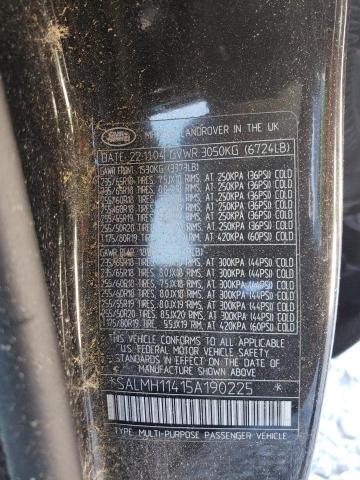Photo 10 from auction – 2005 LAND ROVER RANGE ROVE with VIN SALMH11415A190225