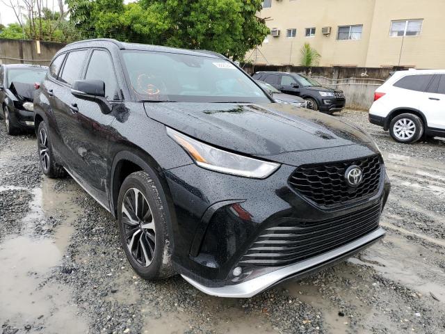 TOYOTA HIGHLANDER 2021 with VIN 5TDLZRAH6MS038377 - Photo from auction