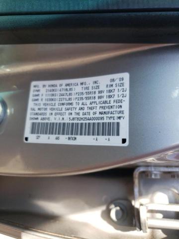 Photo 10 from auction – 2010 ACURA RDX with VIN 5J8TB2H25AA000095