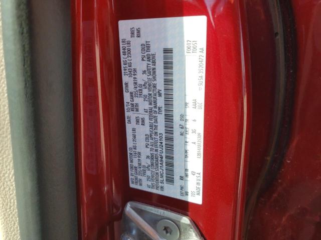 Photo 10 from auction – 2015 LINCOLN MKC with VIN 5LMCJ1A94FUJ24103
