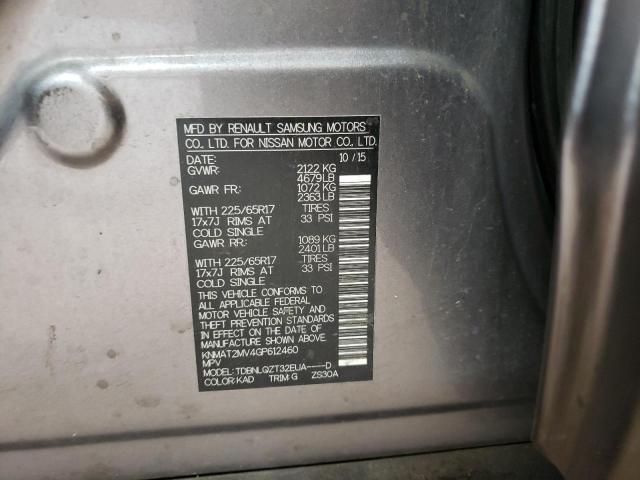 Photo 10 from auction – 2016 NISSAN ROGUE S with VIN KNMAT2MV4GP612460
