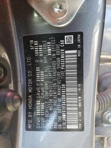 Photo 10 from auction – 2018 HONDA CIVIC EX with VIN JHMFC1F34JX010238