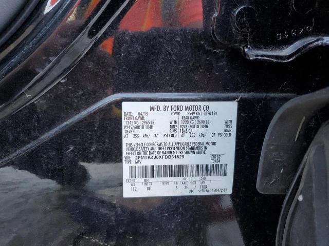 Foto 10 de la subasta – 2015 FORD EDGE SEL con VIN 2FMTK4J8XFBB31829