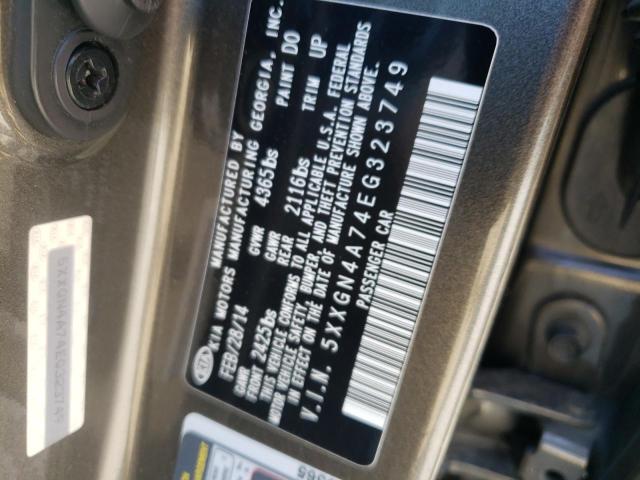 Photo 10 from auction – 2014 KIA OPTIMA EX with VIN 5XXGN4A74EG323749